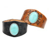 Fashion Bracelet Cowhide Drop Shape Set With Precious Stones