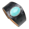 Fashion Bracelet Cowhide Drop Shape Set With Precious Stones