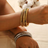 Fashion Bracelet Stainless Steel Geometric Style Electroplated For Women