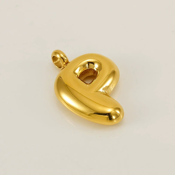 Fashion Bubble Letter Stainless Steel Necklace Jewelry Accessories With Electroplating Treatment