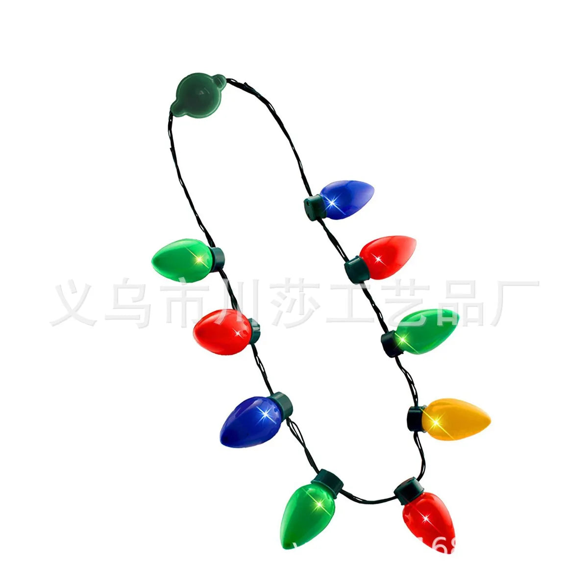 Fashion Bulb Plastic Unisex Necklace