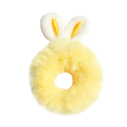 Fashion Bunny Ears Plush Hair Tie 1 Piece