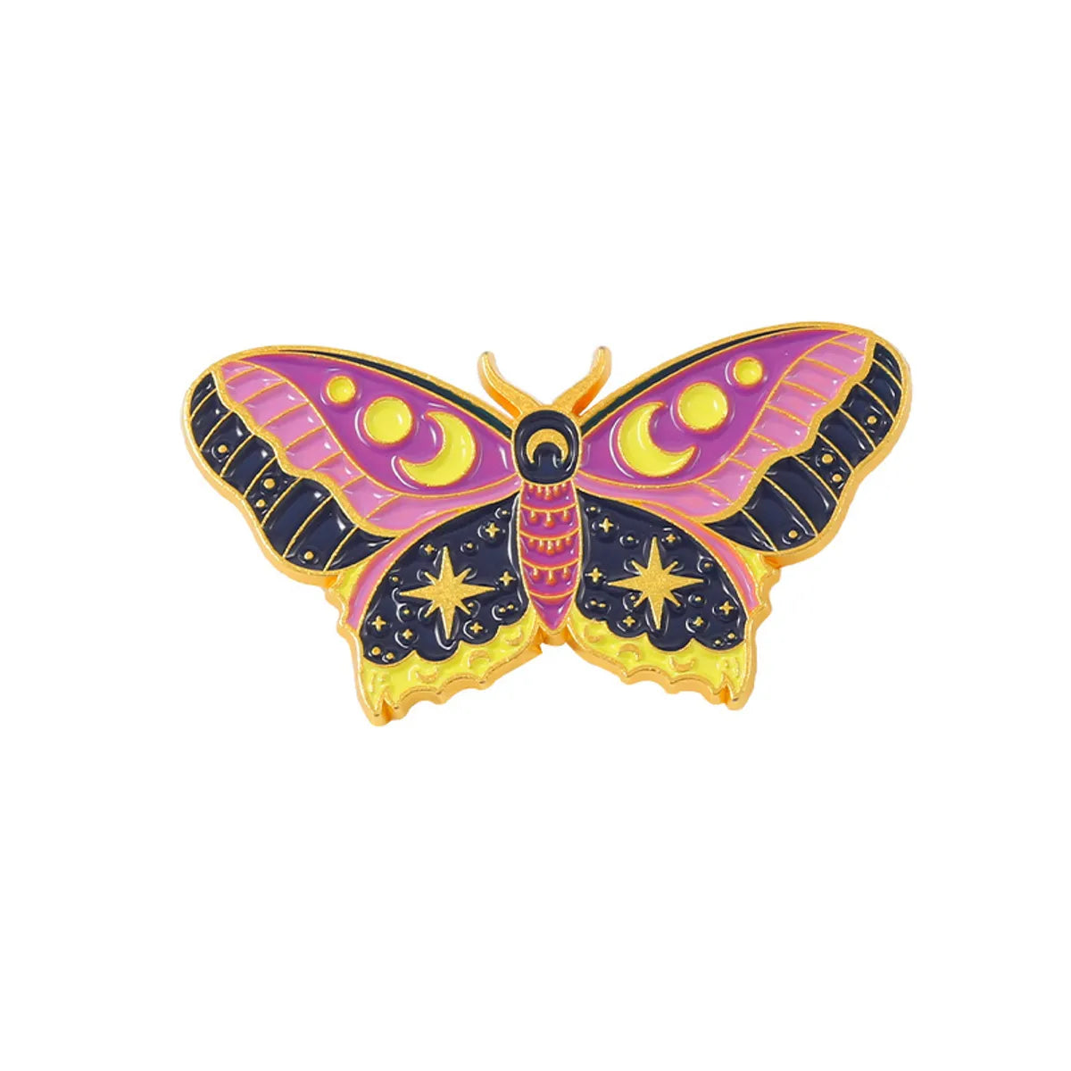 Fashion Butterfly Alloy Enamel Women'S Brooches