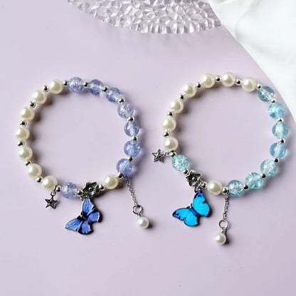 Fashion Butterfly Alloy Flowers Bracelets