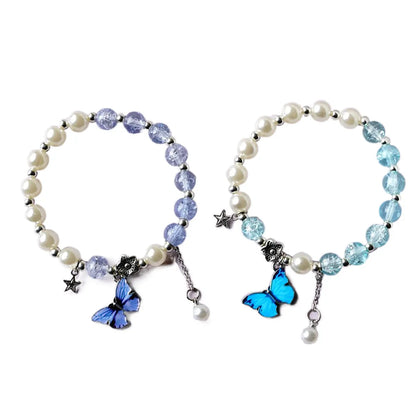 Fashion Butterfly Alloy Flowers Bracelets