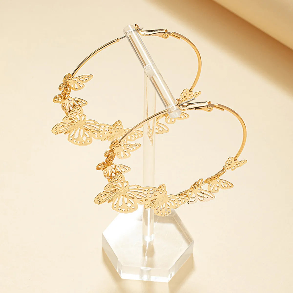 Fashion Butterfly Plating Alloy Earrings