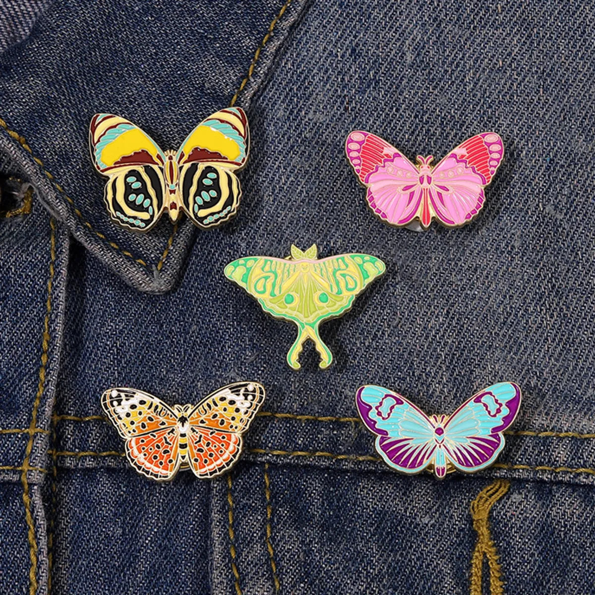 Fashion Butterfly Alloy Plating Unisex Brooches