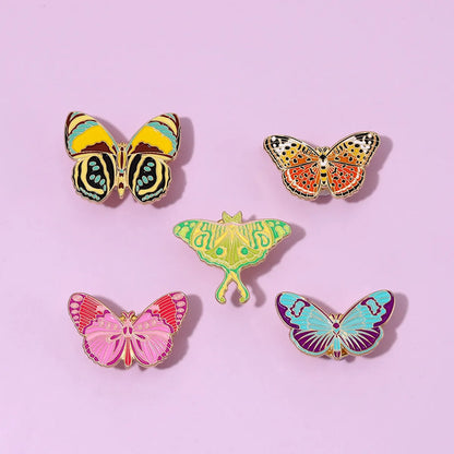 Fashion Butterfly Alloy Plating Unisex Brooches