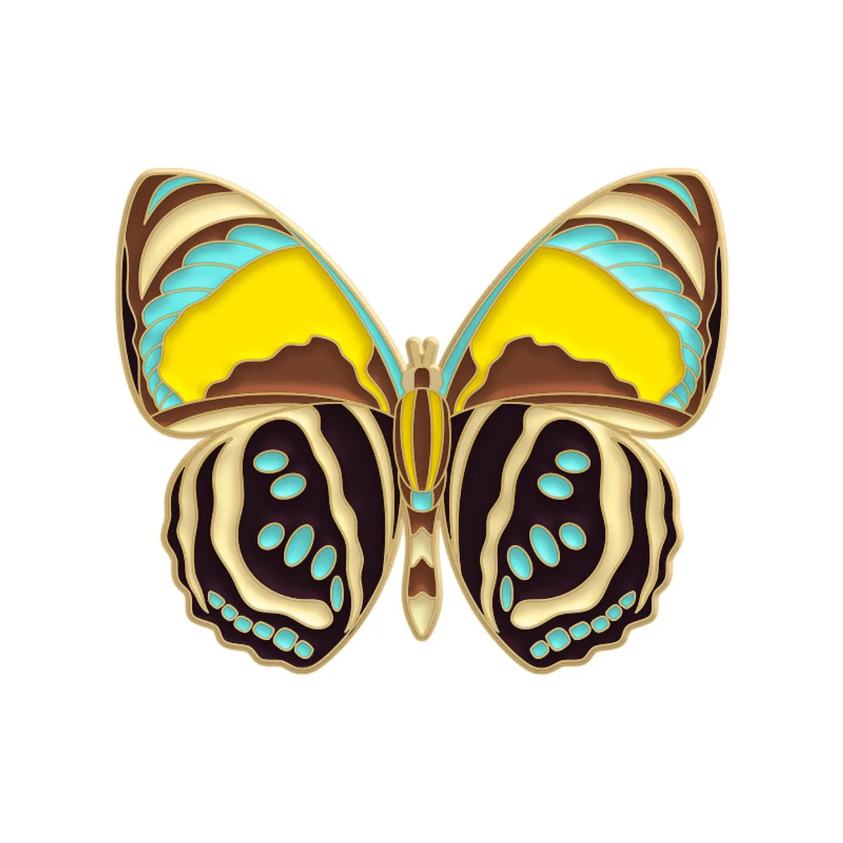 Fashion Butterfly Alloy Plating Unisex Brooches