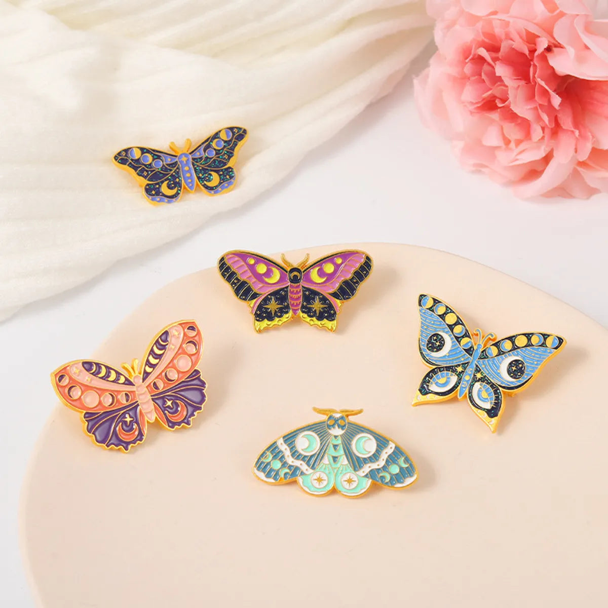 Fashion Butterfly Alloy Plating Unisex Brooches