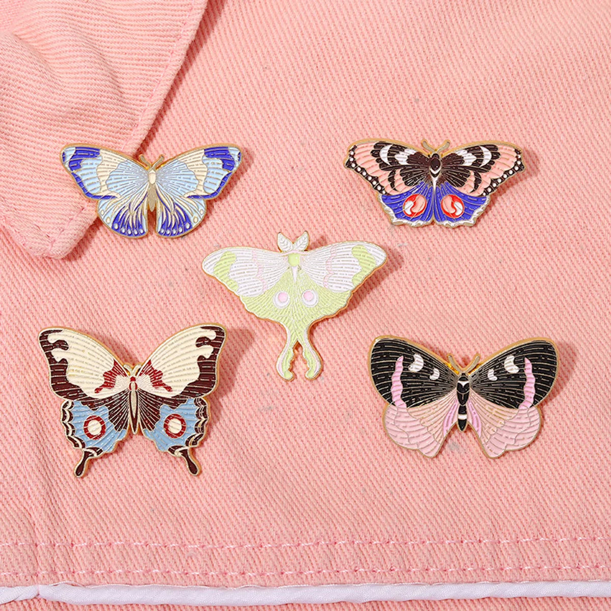 Fashion Butterfly Alloy Plating Women'S Brooches