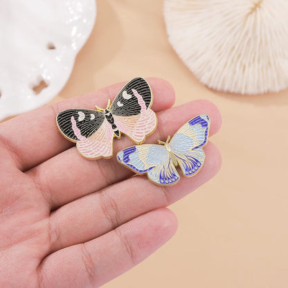 Fashion Butterfly Alloy Plating Women'S Brooches