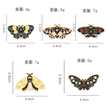 Fashion Butterfly Alloy Stoving Varnish Brooches