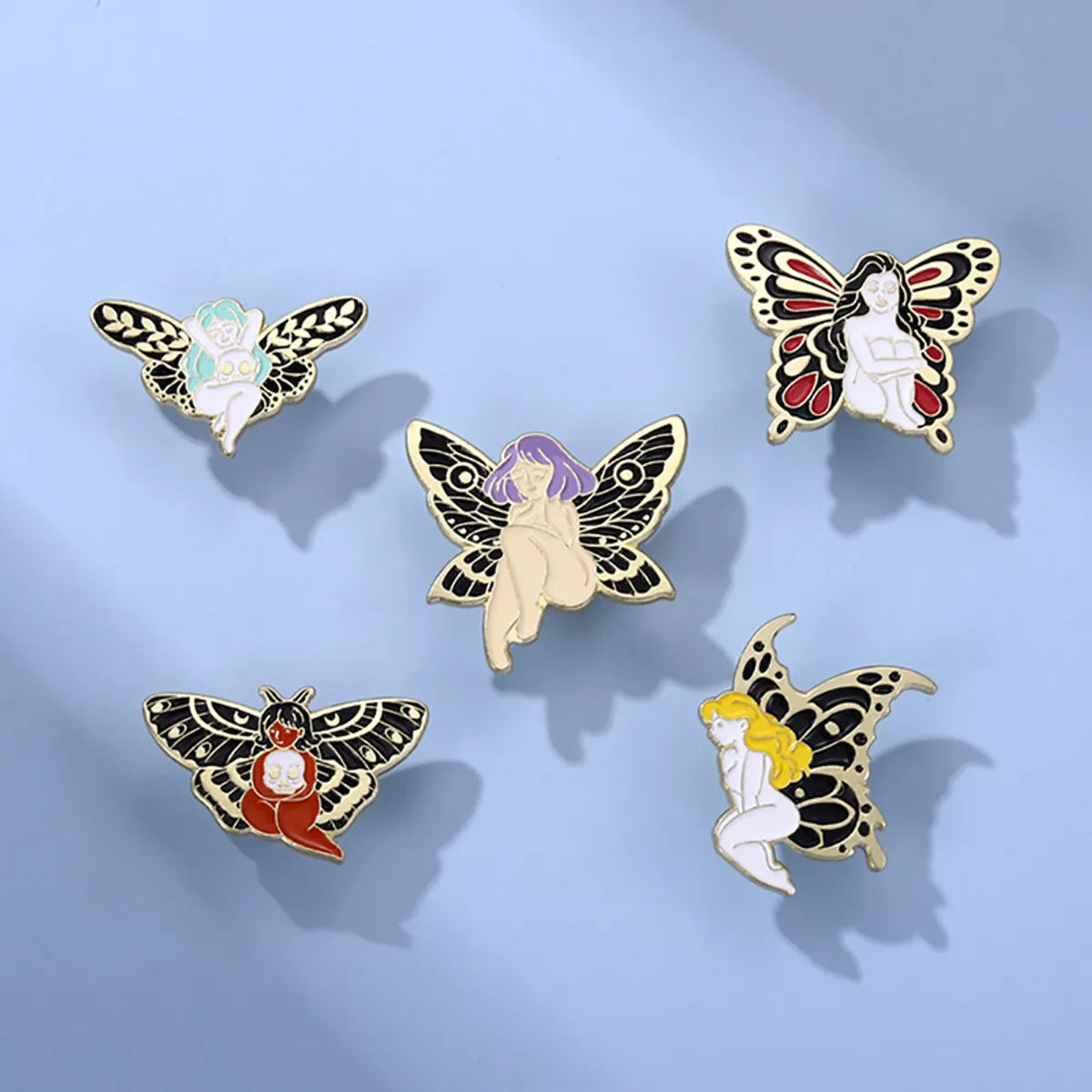 Fashion Butterfly Alloy Stoving Varnish Unisex Brooches