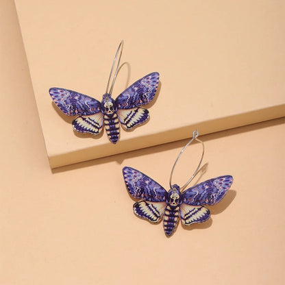 Fashion Butterfly Arylic Earrings 1 Pair