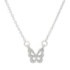 Fashion Butterfly Copper Inlay Zircon Necklace 1 Piece