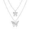 Fashion Butterfly Copper Inlay Zircon Necklace 1 Piece