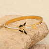 Fashion Butterfly Stainless Steel Bracelet With Electroplating Treatment