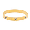 Fashion Butterfly Stainless Steel Jewelry Bracelet With Electroplating Design
