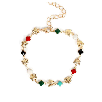 Fashion  Butterfly Star Devil Eye Anklet