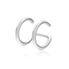 Wholesale Jewelry Fashion C Shape Metal Plating Ear Clips