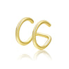 Wholesale Jewelry Fashion C Shape Metal Plating Ear Clips