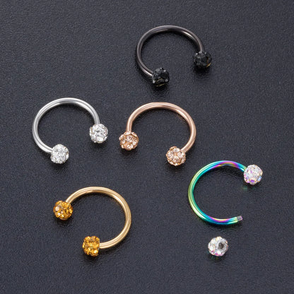 Fashion C Shape Stainless Steel Nose Ring