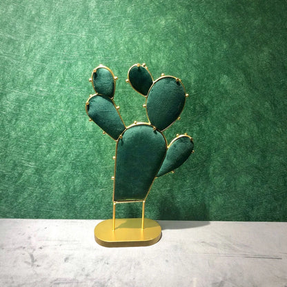 Fashion Cactus Metal Jewelry Rack 1 Piece