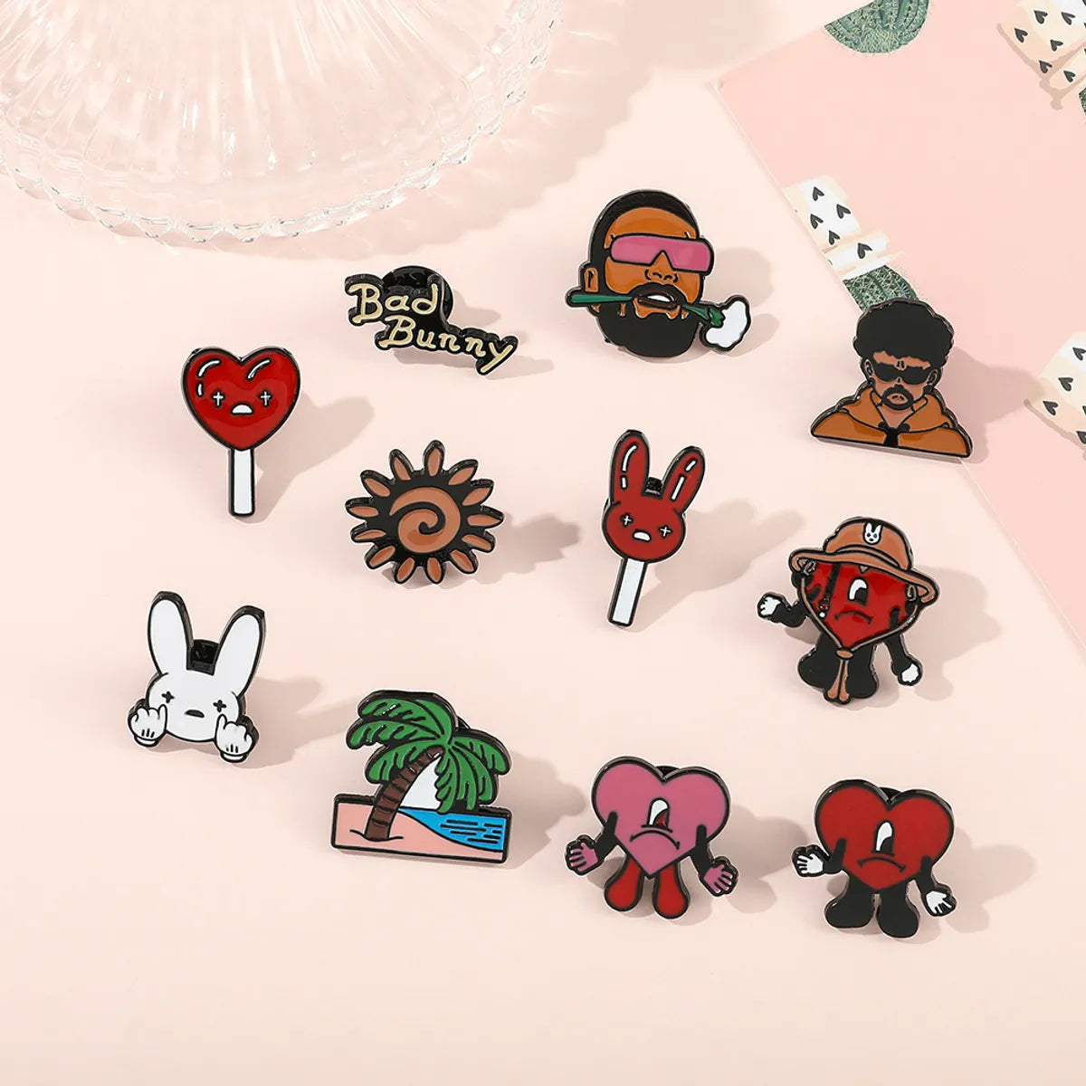 Fashion Cartoon Alloy Enamel Unisex Brooches