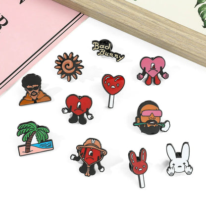 Fashion Cartoon Alloy Enamel Unisex Brooches