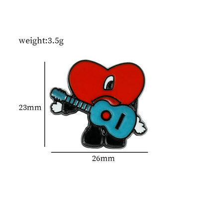 Fashion Cartoon Alloy Enamel Unisex Brooches