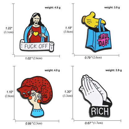 Fashion Cartoon Alloy Plating Unisex Brooches