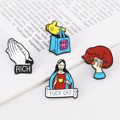 Fashion Cartoon Alloy Plating Unisex Brooches