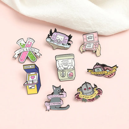 Fashion Cartoon Alloy Stoving Varnish Unisex Brooches