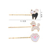 Fashion Cartoon Animal Puppy Cat Paw Alloy Hairpin Bangs Clip Side Clip Headwear