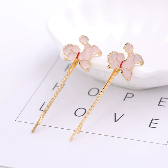Fashion Cartoon Animal Puppy Cat Paw Alloy Hairpin Bangs Clip Side Clip Headwear