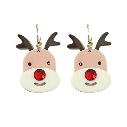 Fashion Cartoon Arylic Printing Women's Drop Earrings 1 Pair