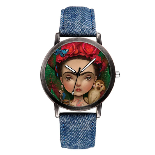 Fashion Cartoon Buckle Quartz Women'S Watches