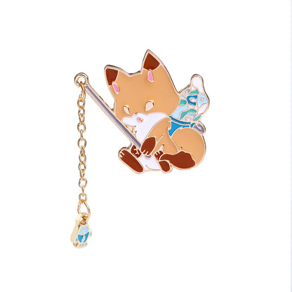 Fashion Cartoon Character Alloy Stoving Varnish Unisex Brooches