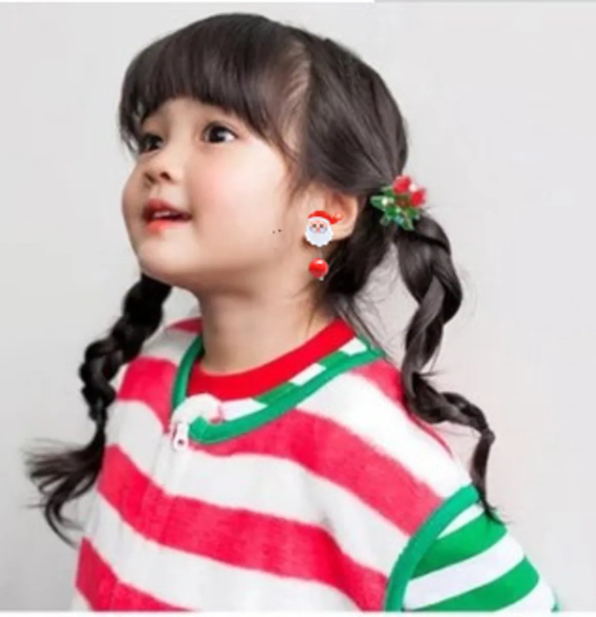 Fashion Cartoon Character Plastic Christmas Kid'S Ear Clips