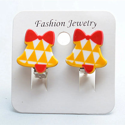 Fashion Cartoon Character Plastic Christmas Kid'S Ear Clips