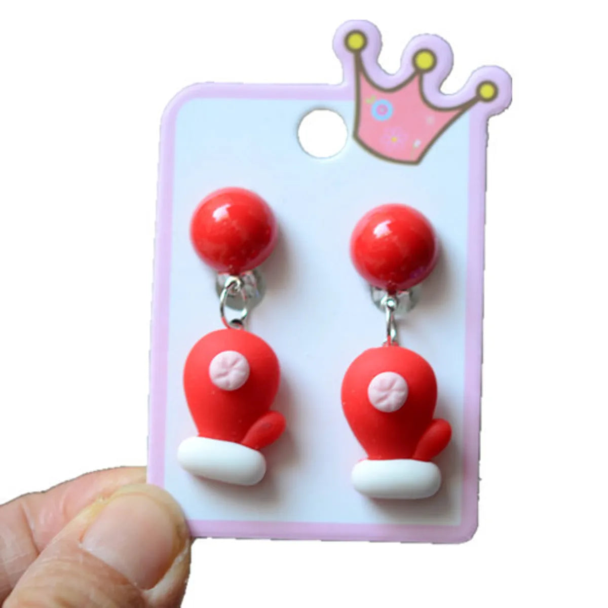 Fashion Cartoon Character Plastic Christmas Kid'S Ear Clips