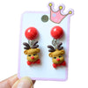 Fashion Cartoon Character Plastic Christmas Kid'S Ear Clips