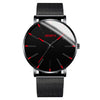 Fashion Casual Round Dial Alloy Strap Alloy Case Quartz Watch For Men