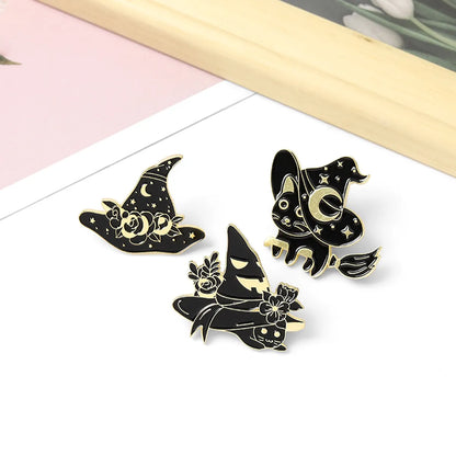 Fashion Cat Alloy Stoving Varnish Unisex Brooches