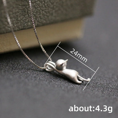 Fashion Cat Copper Plating Pendant Necklace 1 Piece