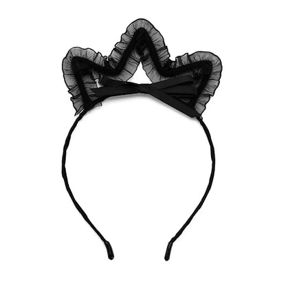 Fashion Cat Ears Lace Handmade Hair Band 1 Piece