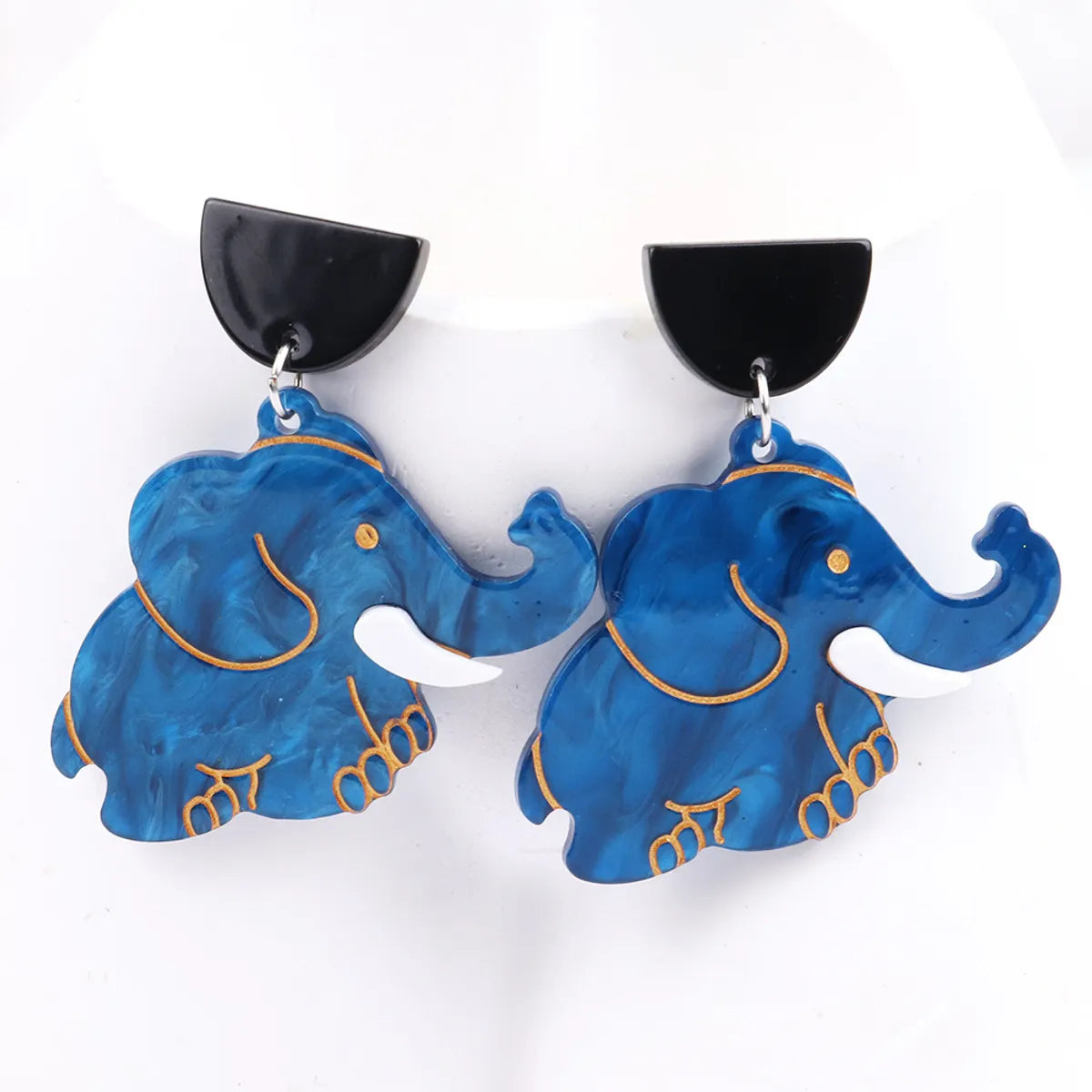 Fashion Cat Elephant Arylic Women's Drop Earrings 1 Pair