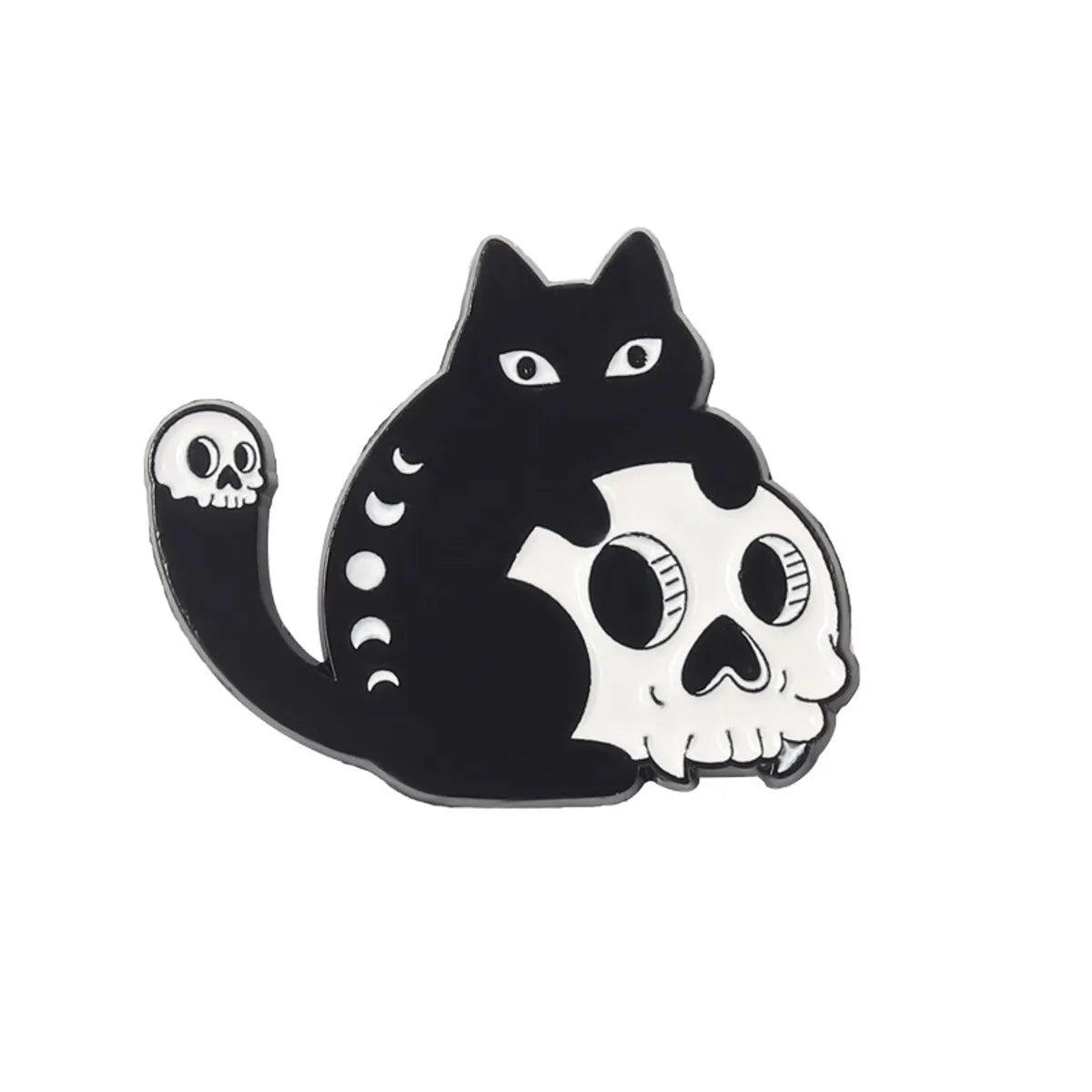 Fashion Cat Skull Alloy Plating Unisex Brooches