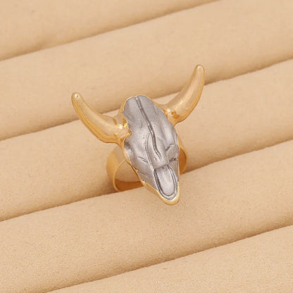 Fashion Cattle Resin Women'S Rings